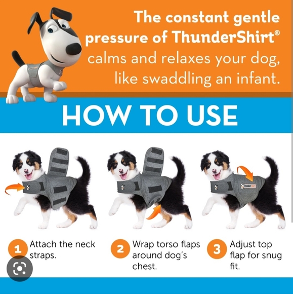 ThunderShirt Sport XXL for Dog Anxiety - Picture 8 of 11